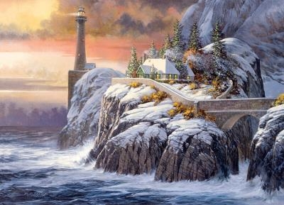 Casse-tête 1000 - Phare d'Hiver (Winter Lighthouse) | Casse-têtes