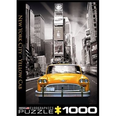 Casse-tête 1000 - Voiture jaune , New York | Casse-têtes