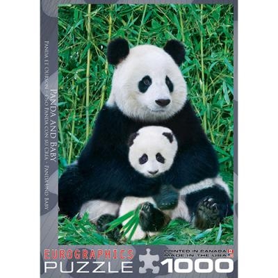 Casse-tête 1000 - Panda et son bébé | Casse-têtes