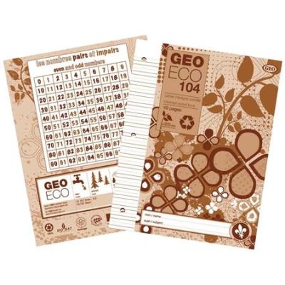 Cahier d'exercices Geo Eco 104 - interligné pointillé | Papier,cahiers, tablettes, factures, post-it