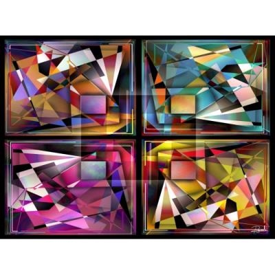 Casse-tête 1000 - Collection Artistes - Bling Bling Abstract | Casse-têtes