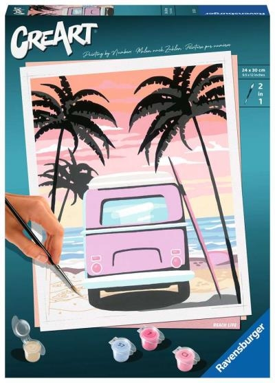 CreArt : Vie de plage | Dessin/coloriage/peinture