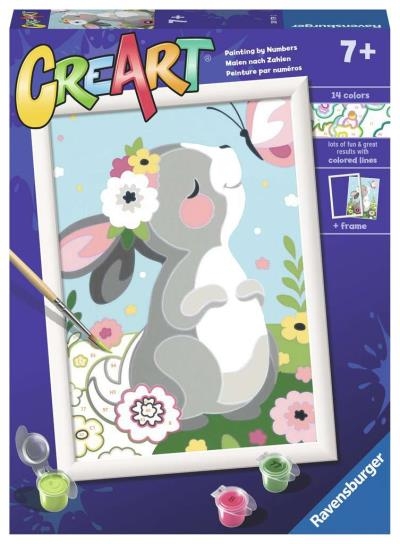 CreArt : Beau lapin | Dessin/coloriage/peinture
