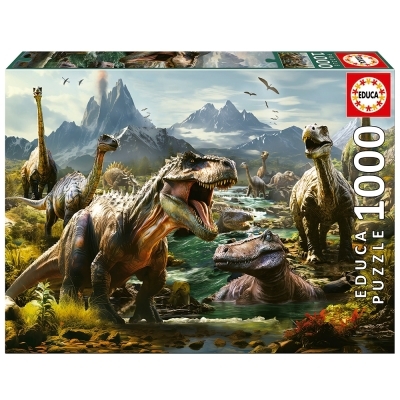 Casse-tête 1000 - Dinosaures féroces | Casse-têtes