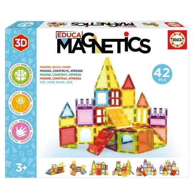 Magnetics - 42 pièces | Jeux magnétiques
