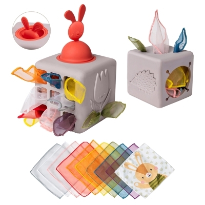 Taf Toys - Boîte à mouchoirs pop-up | Sensoriel et moteur