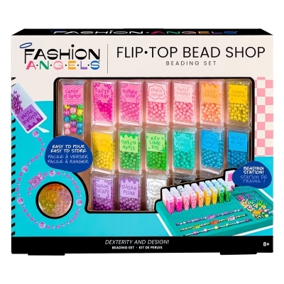 Fashion Angels - Kit de perle - Flip Top Bead Shop | Bijoux et accessoires mode