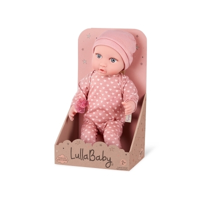 LullaBaby - Poupée nouveau-née 35.5 cm avec pyjama et chapeau rose | Bébé (18 mois & moins)