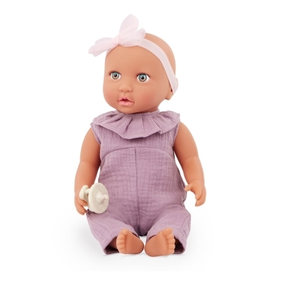 LullaBaby - Poupée nouveau-née 35.5 cm avec tenue une-pièce lilas. | Poupées et accessoires